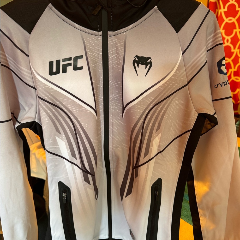 UFC Woman’s Hooded walkout zip up. Brand New with Tags. Size Woman’s Small.